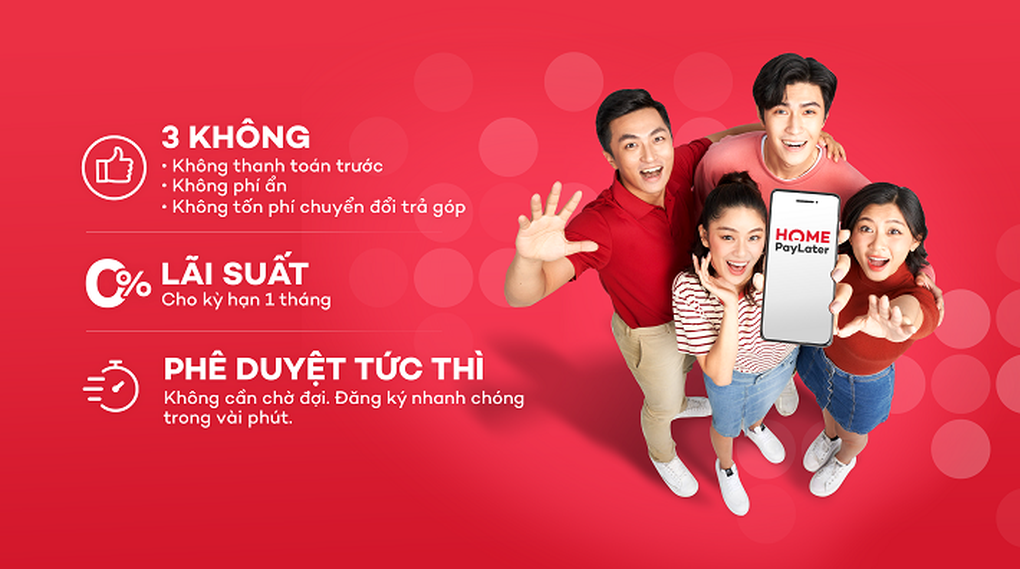 Home PayLater: kiểm tra đơn hàng và lịch trả góp